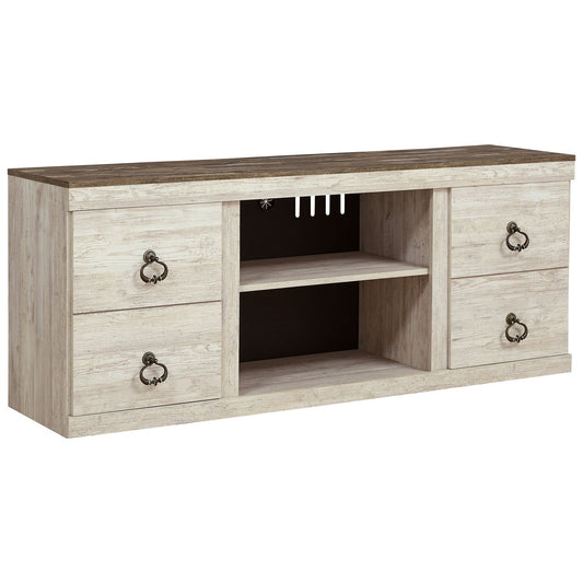 Willowton - TV Stand With Fireplace Option