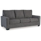 Rannis - Pewter - Queen Sofa Sleeper - Fabric