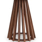 Kallari - Warm Brown / Black - Round End Table