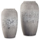 Dimitra - Vase Set (Set of 2) - Brown / Cream