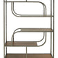 Jaddon - Brown / Antique Silver - Bookcase
