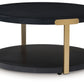 Shylore - Black / Brass Finish - Occasional Table Set (Set of 3)