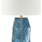 Tallow - Blue - Glass Table Lamp