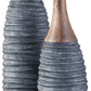 Blayze - Vase Set (Set of 2) - Antique Gray / Brown