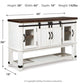 Valebeck - Dining Room Server - White / Brown
