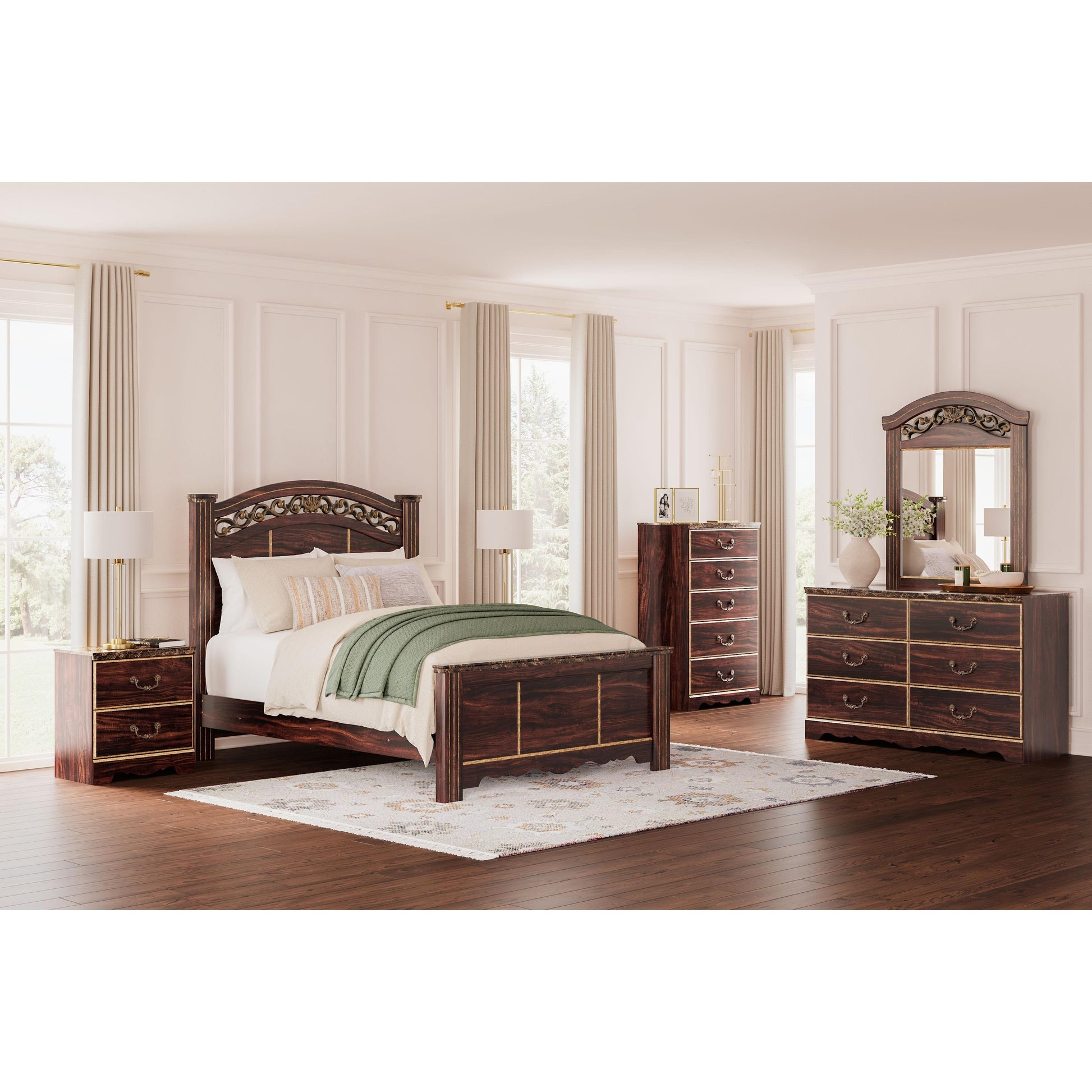 Glosmount - Poster Bedroom Set