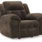 Frohn - Chocolate - Rocker Recliner - Fabric