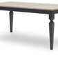Brenkerton - Rectangular Dining Room Table - Grayish Brown / Black