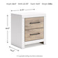 Charbitt - Two-tone - Two Drawer Night Stand