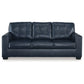 Santorine - Ocean - Queen Sofa Sleeper- Leather Match