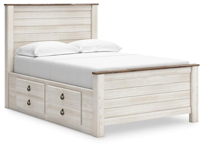 Willowton - Panel Bed - Fraser Furniture & Mattresses