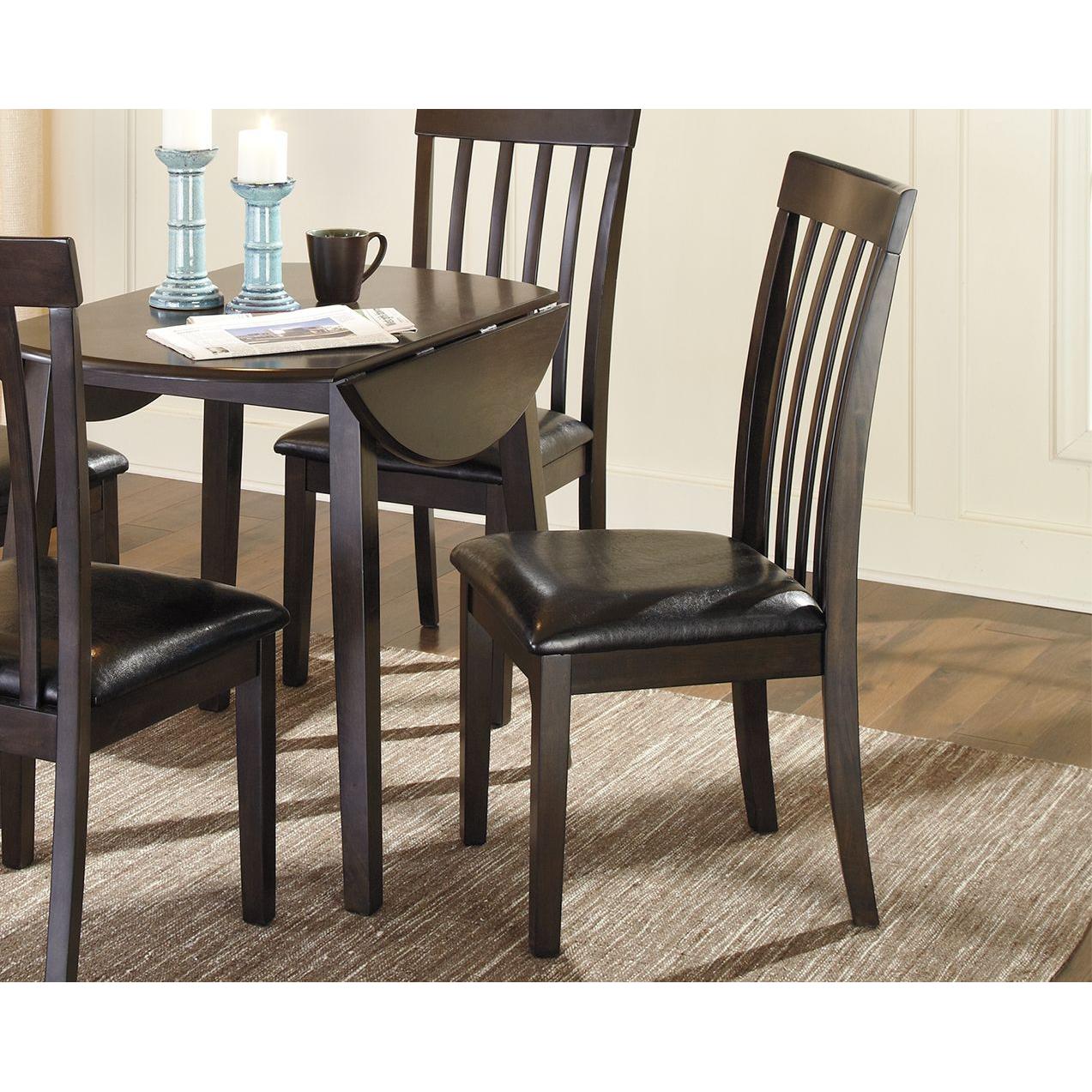 Hammis - Dark Brown - Dining Uph Side Chair (Set of 2)