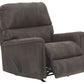 Navi - Smoke - Rocker Recliner - Faux Leather