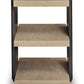 Rylandyn - Rectangular End Table - Black / Light Brown - Fraser Furniture & Mattresses