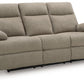 Side-Swipe - Reclining Sofa With Drop Down Table