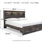 Drystan - Panel Bookcase Bed