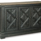 Tyler Creek - Dining Room Server - Black / Gray