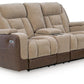 Mixed Motion - Power Reclining Loveseat With Console / Adjustable Headrest
