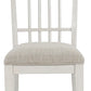 Shaybrock - Antique White / Brown - Dining Upholstered Side Chair (Set of 2)