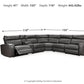 Samperstone - Power Reclining Sectional