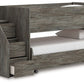 Frandern - Twin Over Twin Loft Bed - Gray