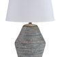 Lawrock - Terracotta Table Lamp - Antique Blue