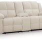Orlen - Double Reclining Loveseat With Console - Winter
