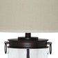 Tailynn - Clear / Bronze Finish - Glass Table Lamp