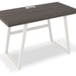 Dorrinson - White / Black / Gray - Home Office Desk