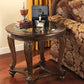 Norcastle - Dark Brown - Round End Table