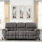 Bakerstein - Power Reclining Sofa With Adjustable Headrest - Galaxy