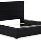 Londer - Black - King Panel Bed