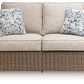 Laguna Heights - Loveseat With Cushion - Beige