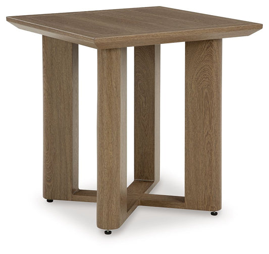 Serene Bay - Dark Brown - Square End Table