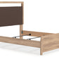 Kinlanni - Queen Upholstered Panel Bed - Tan