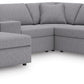 Modmax - U-Shaped Sectional - Granite