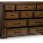 Taffenbrook - Medium Brown - Dresser