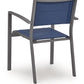 Rocky Creek - Sling Arm Chair (Set of 4) - Blue / Gray