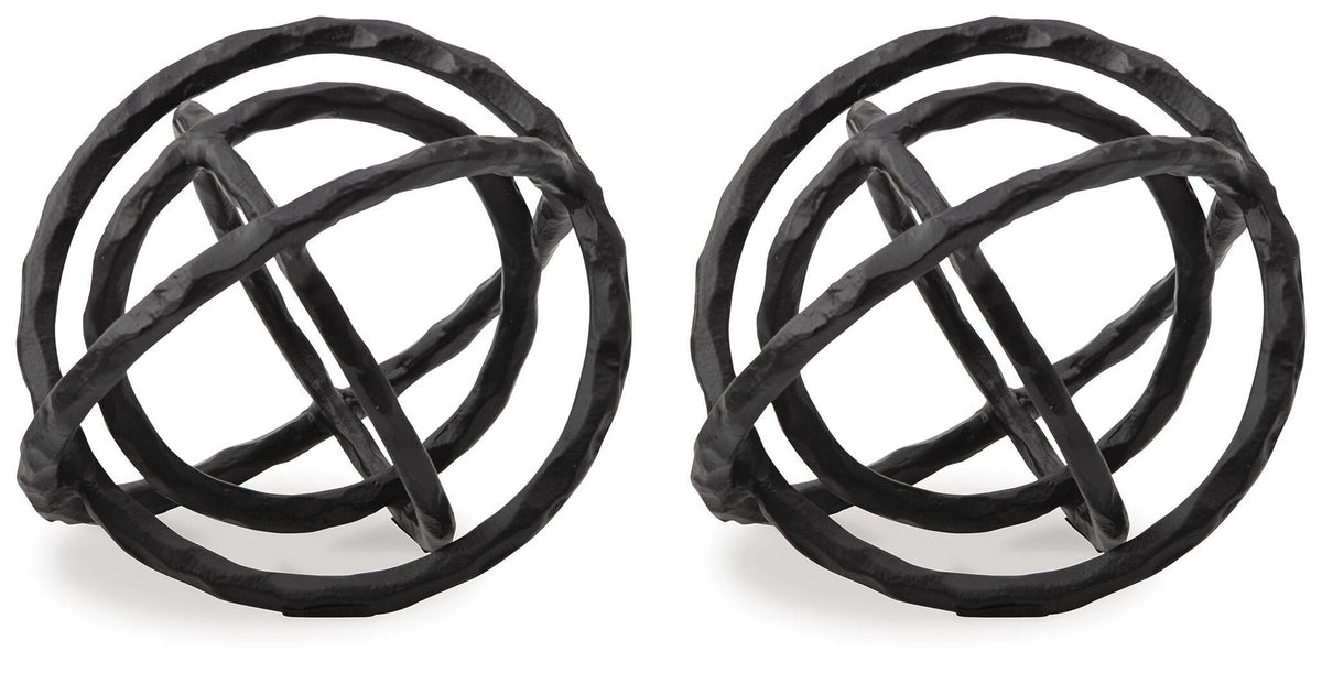 Barlee - Sculpture (Set of 2) - Black
