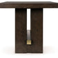 Burkhaus - Rectangular Counter Table Set
