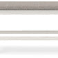 Robbinsdale - Dbl Counter Height Upholstered Dining Bench - Antique White - Fraser Furniture & Mattresses