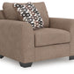 Triston-Peaks - Suede - Chair And A Half
