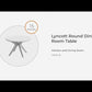 Lyncott - Round Dining Room Table - Brown