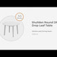 Shullden - Round Drm Drop Leaf Table - Gray