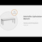 Moriville - Upholstered Bench - Beige