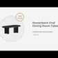 Rowanbeck - Oval Dining Room Table - Black