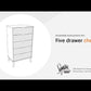 Fordmont - Auburn - Five Drawer Chest
