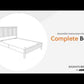 Kerisden - Panel Complete Bed Frame