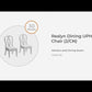 Realyn - Dining UPH Side Chair (Set of 2) - Ribbonback - Chipped White