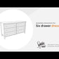 Bermacy - Six Drawer Dresser - Light Brown
